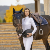 Polo manches longues Equithème Mesh enfant